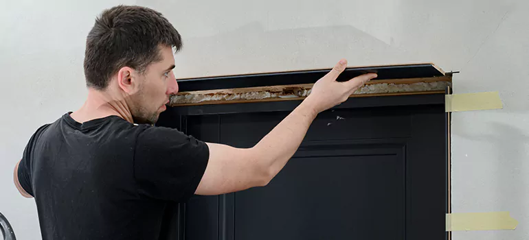 Wood Door Hole Repair in Leesburg, FL