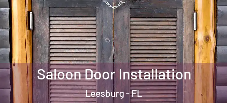  Saloon Door Installation Leesburg - FL